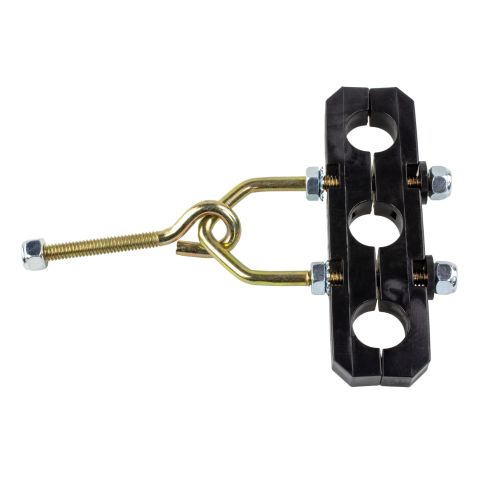 HOSE CLAMP 3-HOLE 3/8" NYLON