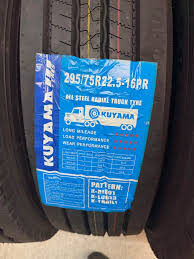 Kuyama 295 75R22.5, 146/143L, (16 Ply) All position Tires