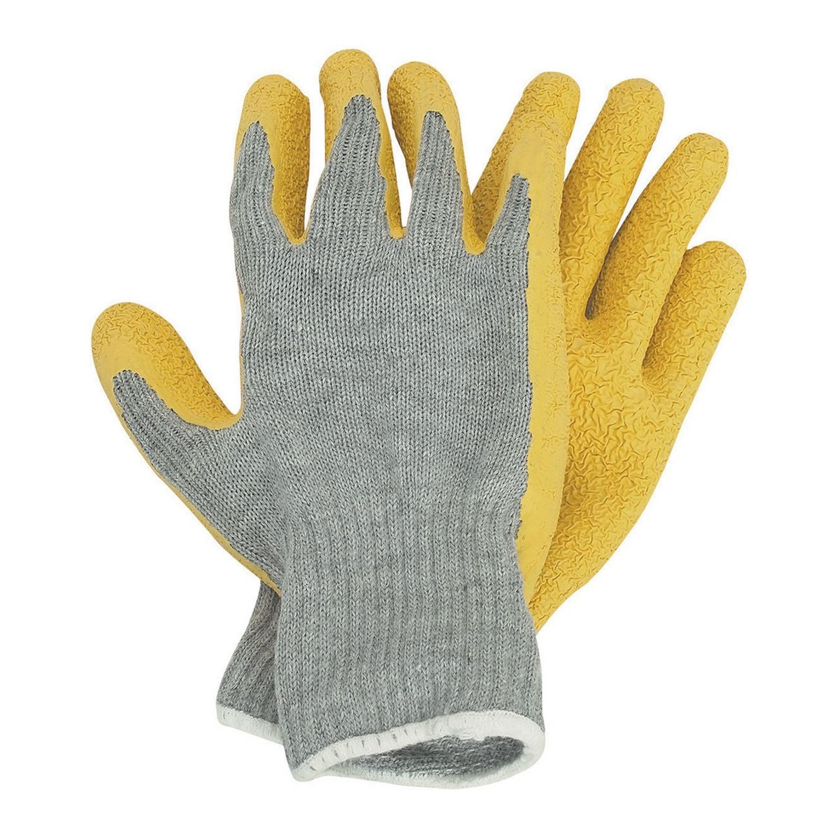 Latex Coated Work Gloves - Large