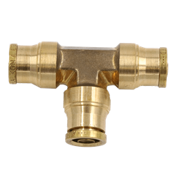 Union Tee Brass PTC Fitting - 1/2"x1/2"