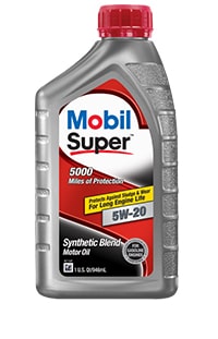 Mobil Super 5000 Motor Oil 5W20, 1 Quart