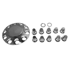 Chrome Hub Cover Set  - Front