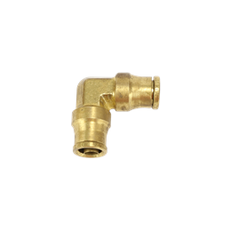 Union 90 Degree Elbow Brass PTC Fitting: 3/8"