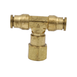 Female Branch Tee Brass PTC Fitting - 3/8"X1/4" NPT