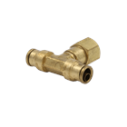 Female Branch Tee Brass PTC Fitting - 3/8"X1/4" NPT