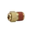 Straight Male Brass PTC Fitting - 3/8"x 1/2" NPT