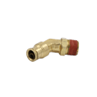 45 Degree Male Swivel Elbow Brass PTC Fitting 3/8"X3/8"