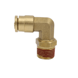 90 Degree Male Swivel Elbow Brass PTC Fitting - 3/8"x1/4"