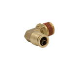 90 Degree Male Swivel Elbow Brass PTC Fitting - 1/2"x3/8"