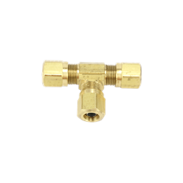 Full Union Tee Brass Compression Fitting - 5/8"