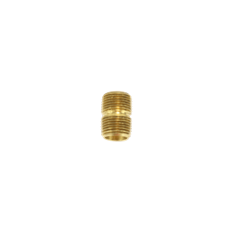 Brass Male Close Nipple Fitting - 1/4" NPT