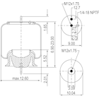 Air Spring Rolling Lobe - 8468, 21244322