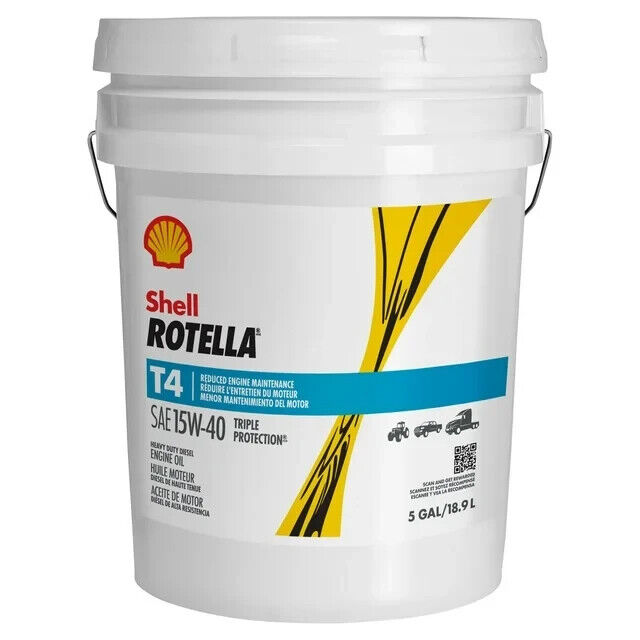 Shell Rotella T4 15W40 5 Gallon Pail